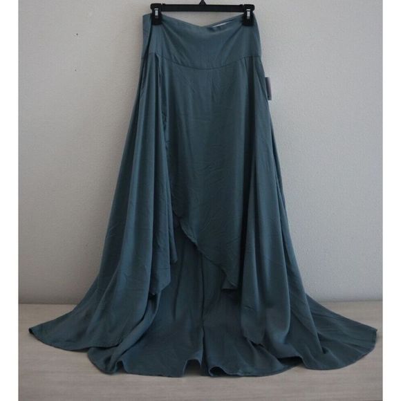 O'Neill FA8415002 Women's Sz S Balsam Green Ambrosio Maxi Woven Skirt - Picture 1 of 9